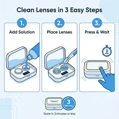 Clearis™ Ultrasonic Contact Lens Cleaner